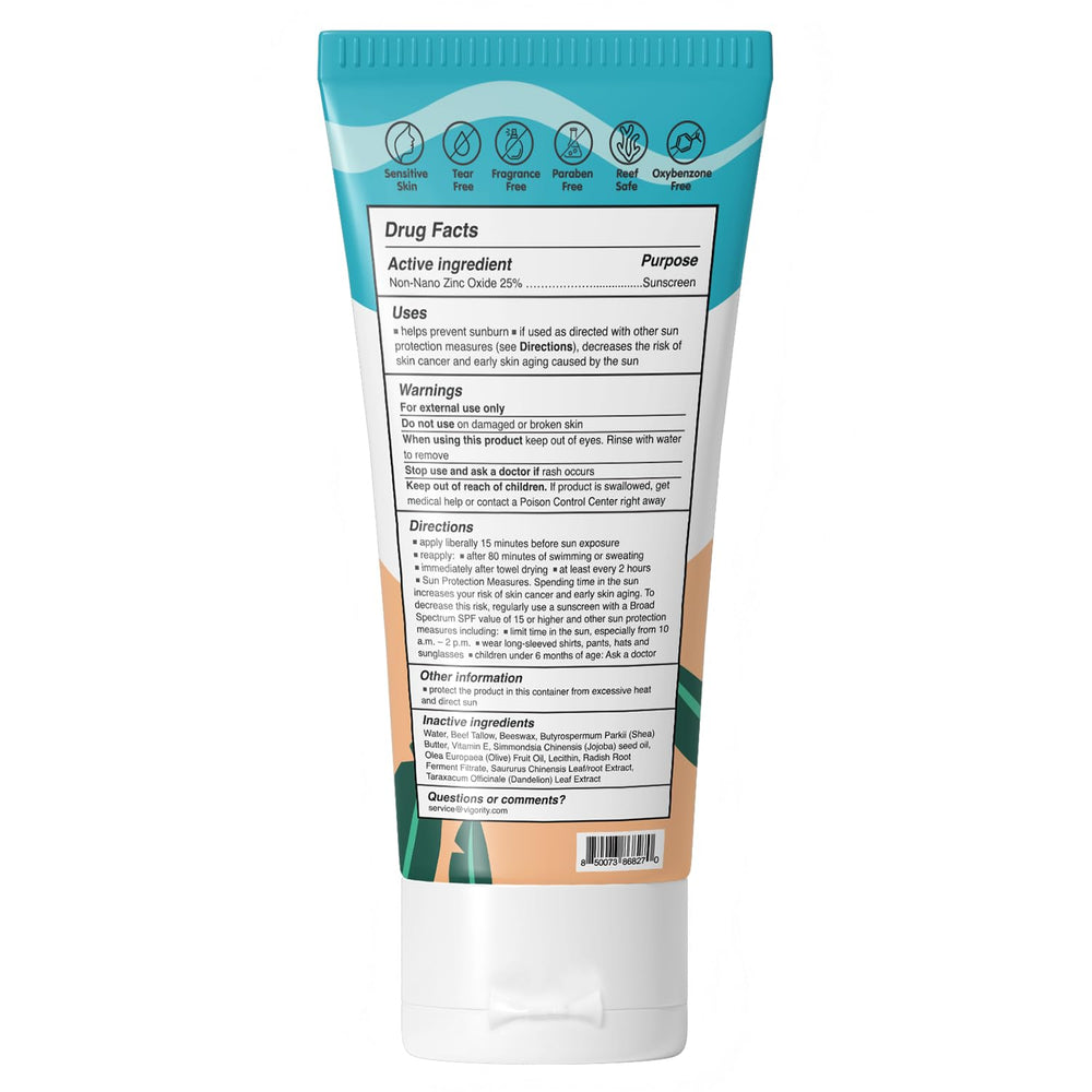 Vigority 3.4 fl oz tube, easy to carry for family outings