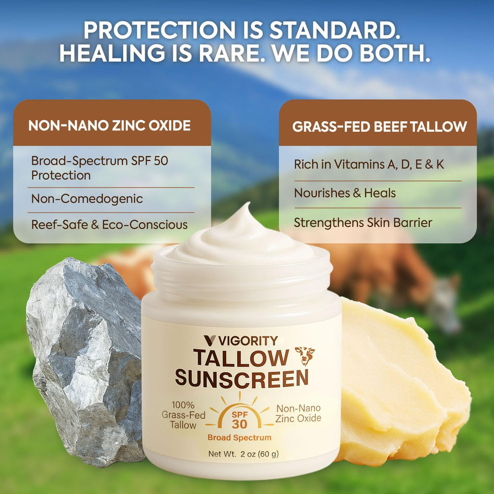 Vigority natural packaging label communicates non-toxic formula