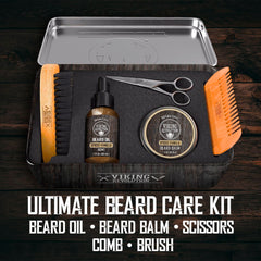 Viking Revolution beard scissors deliver clean, precise trims.