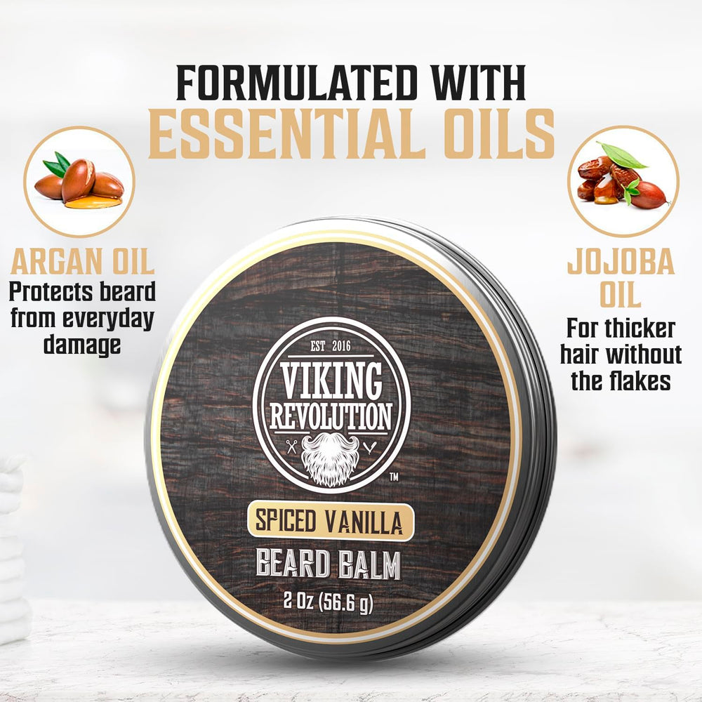 Viking Revolution double-sided beard comb enables precise detangling and styling.