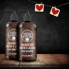 Viking Revolution Majestic Oud conditioner bottle for smoother, manageable hair.