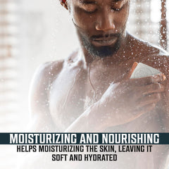 Viking Revolution soap lather on skin for refreshed cleansing.