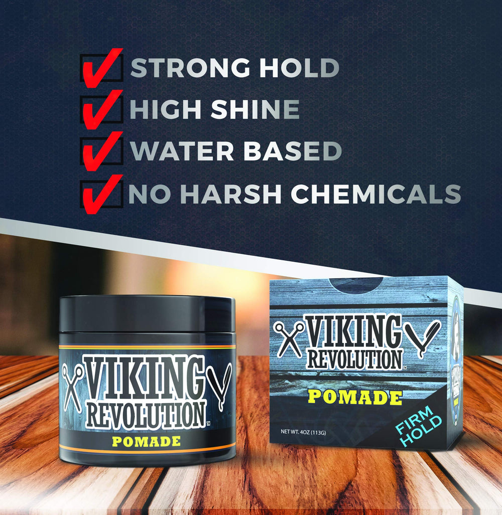 Viking Revolution Pomade 2-pack offers value and convenience.