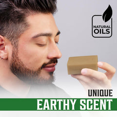Viking Revolution Vetiver soap with coconut oil for moisturizing cleanse.