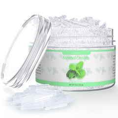 Viktairy Menthol Crystals bulk 8oz jar for diffusion and DIY blends.