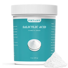 Viktairy Pure Salicylic Acid Powder jar front for clean DIY skincare