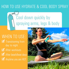 Village Naturals Therapy Menthol cooling mist provides instant refresh after workouts.