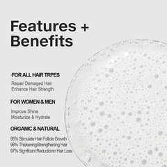 Vimchaw Rosemary Shampoo scalp application illustrating gentle massaging action.