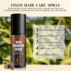 Vincofoo Hair Growth Spray applied on damp hair to nourish the scalp