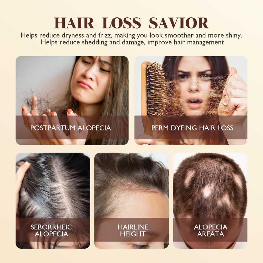 Vincofoo Hair Growth Spray used on dry hair to help smoothness