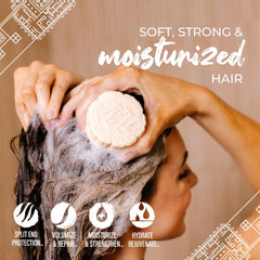 Viori Purple Shampoo Bar suitable for all hair types and daily use