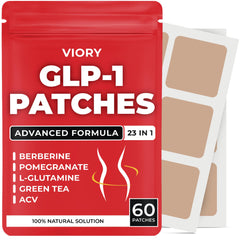 VIORY GLP-1 patch back application for easy daily wear