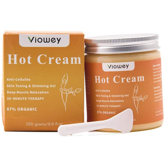 Viowey Hot Cream tummy application for targeted contour during workouts