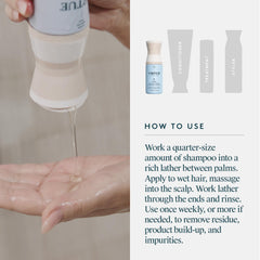 Citrus fragrance notes from Virtue Detox Shampoo for refreshing cleanse