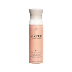 Virtue Curl Defining Whip bottle showing creamy formula for defined curls