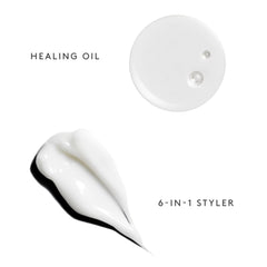 VIRTUE bottle and styling tool set for easy daily routines.