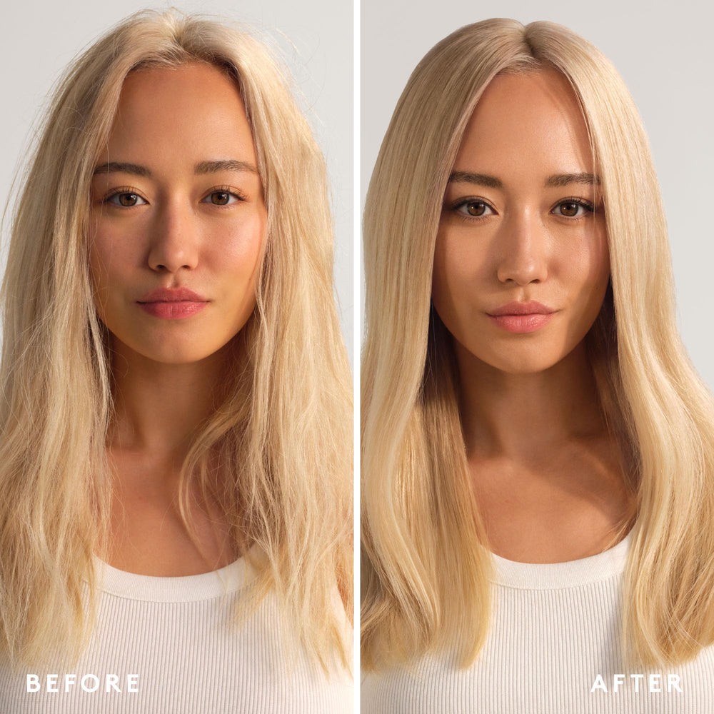 Color-safe formula helps preserve shade during daily styling with Virtue.