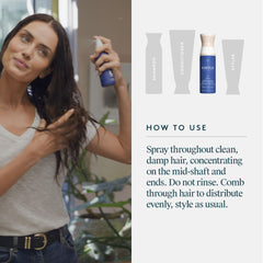 Sulfate-free labeling indicates gentle daily use of the product.