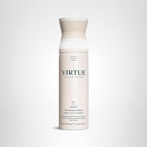 VIRTUE Texturizing Spray cruelty-free packaging aligned with ethical styling