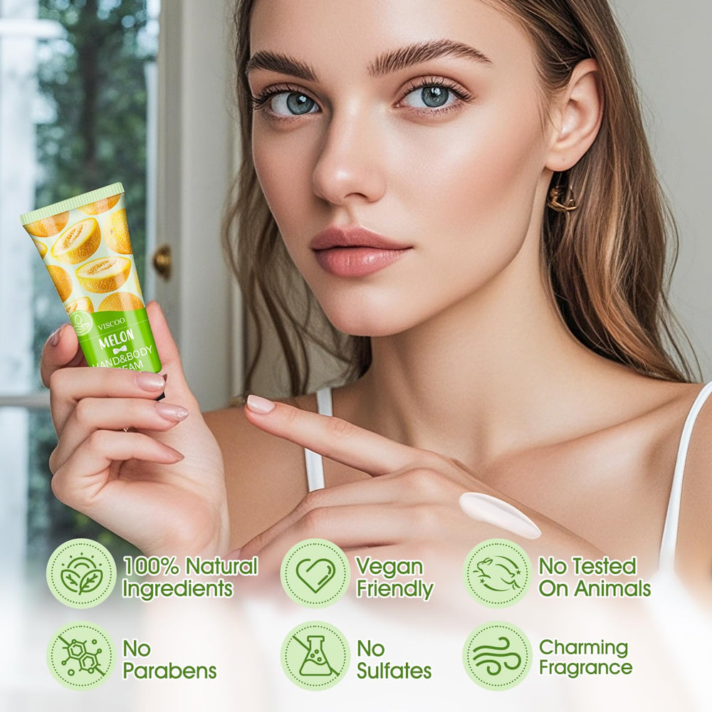 VISCOO chamomile hand cream with natural extracts for gentle nourishment