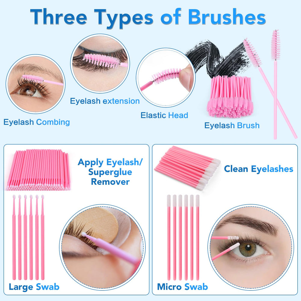 VISCOO eyelash tapes and under-eye patches protect skin during practice.