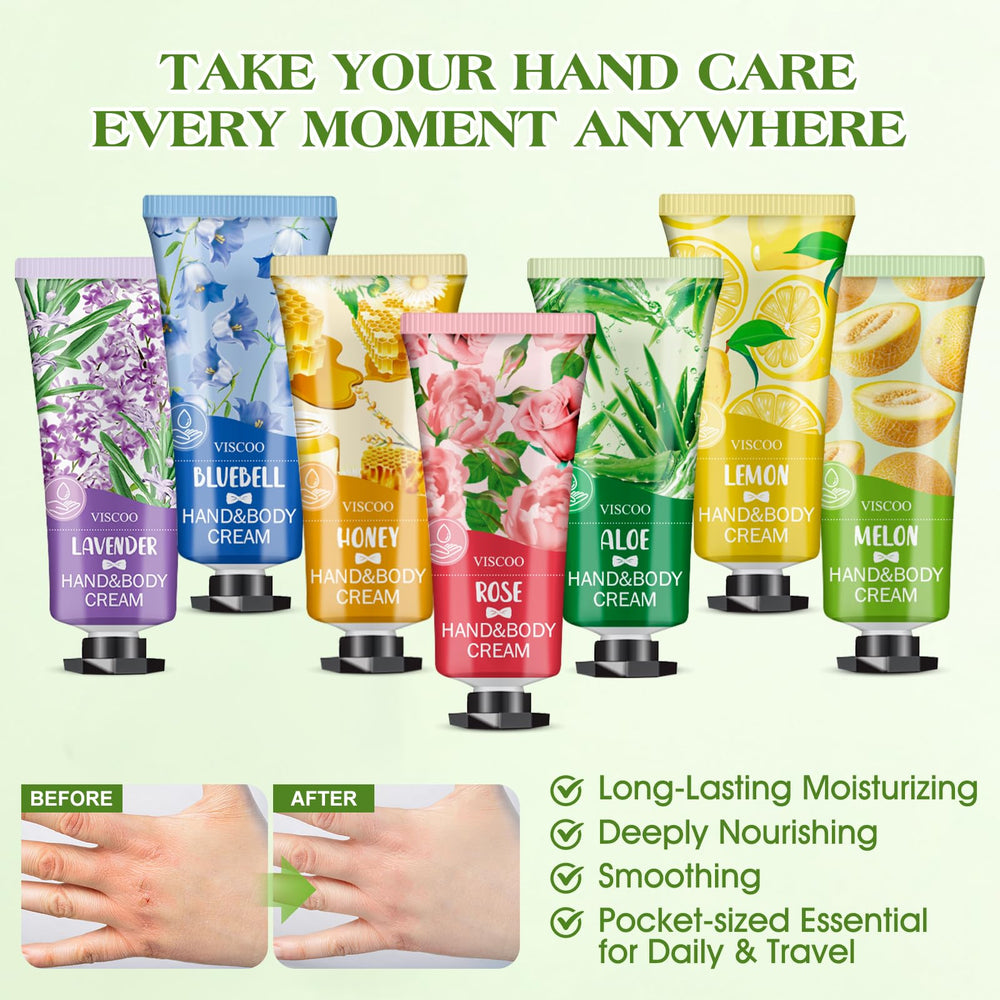 VISCOO lavender hand cream bottle close-up highlighting soothing hydration