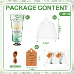 VISCOO Oh Baby travel-size tubes shown in a compact design, fit for travel.