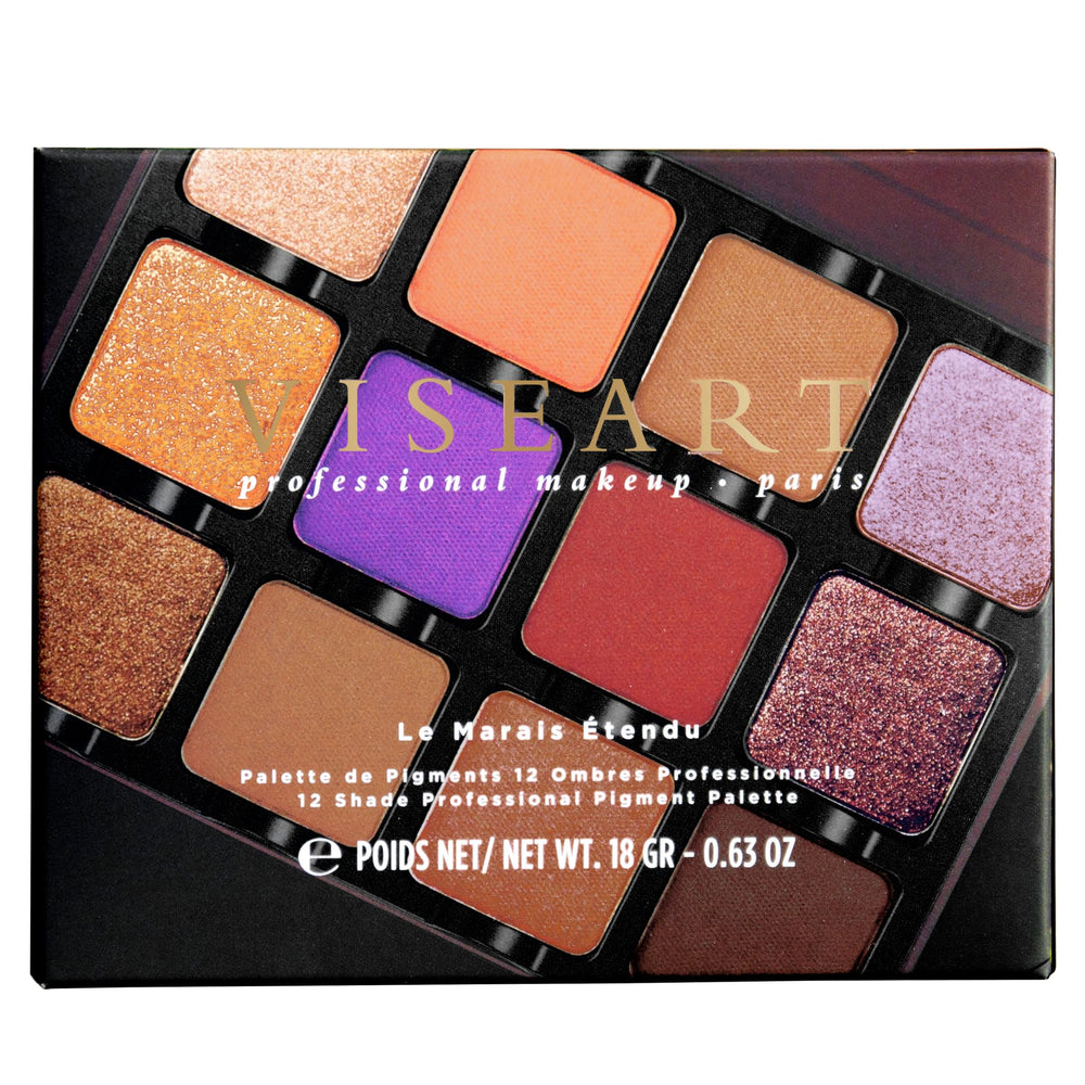 Viseart Paris Etendu Pro Luxe Palette Le Marais pigmentation range inspires creative makeup looks.