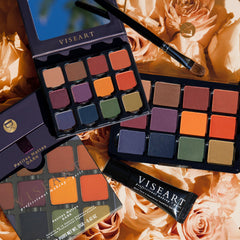 Viseart Paris Petites Pro Luxe dark mattes closeup reveals rich matte payoff