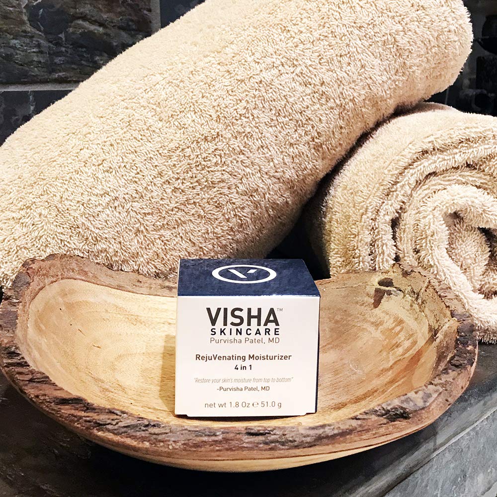 Visha moisturizer used in a morning routine for fresh skin