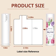VISRIE five-flavor lip balms in peach mint strawberry coconut vanilla