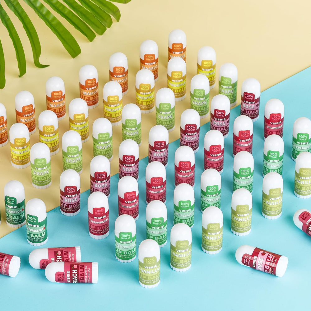 VISRIE Mini Lip Balm Pineapple flavor brings bright aroma and hydration