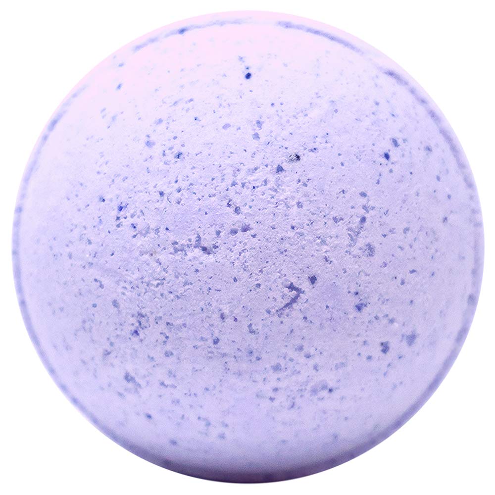Vitabath Bath Fizzies Lavender Chamomile Epsom salts in bath scene.