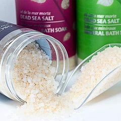 Pouring Vitabath soak into a warm tub for muscle relaxation and calm