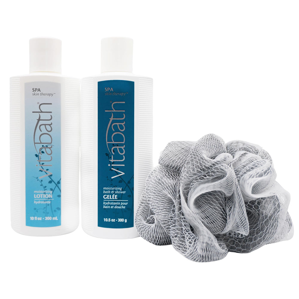 Vitabath Spa Skin Therapy gel wash bottle for refreshing, skin-softening cleanse.
