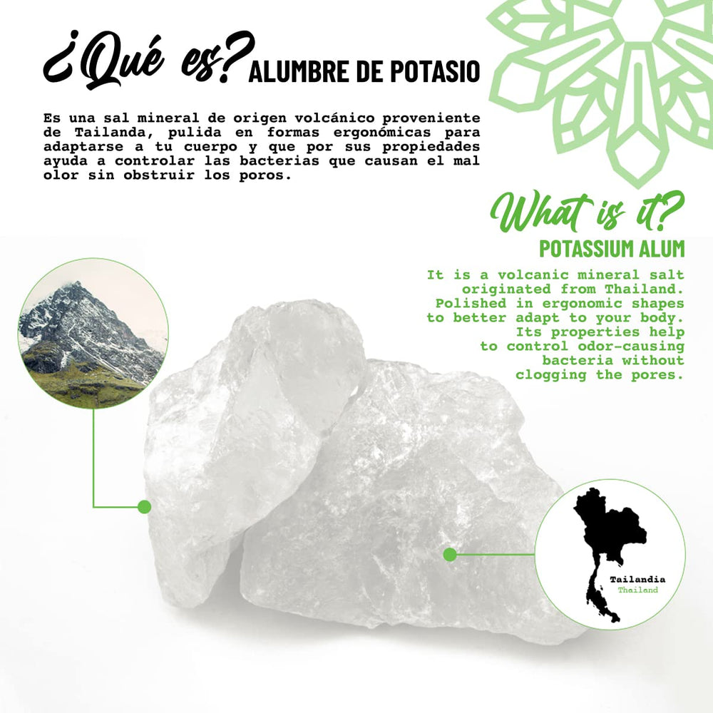 Crystal stone close-up highlighting clean, natural mineral deodorant.