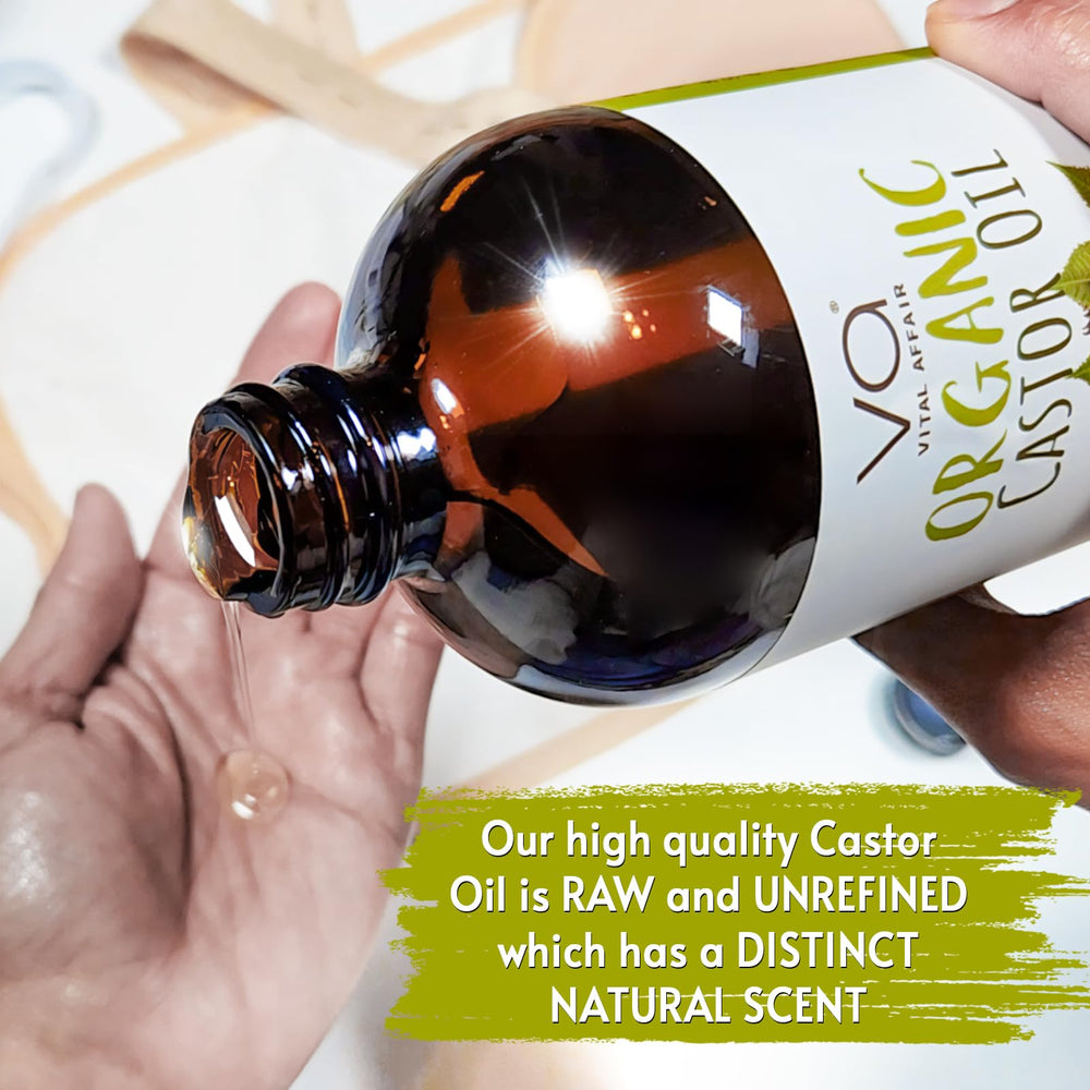 VITAL AFFAIR castor oil pack usage for relaxation and warmth