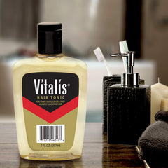 Vitalis 3-pack box highlighting value and travel-ready size