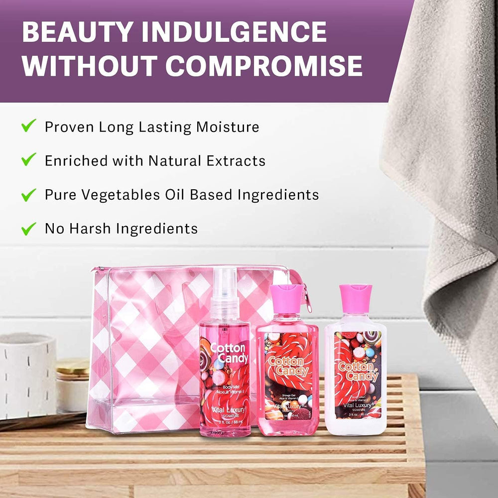 Compact Vital Luxury Cotton Candy travel packaging ideal for on the go