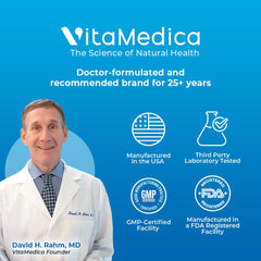 VitaMedica 2-pack packaging showcases value and convenience for daily routine.