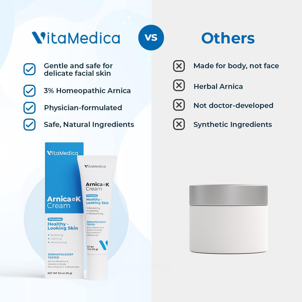 VitaMedica Vitamin K oxide feature underlines redness reduction support.