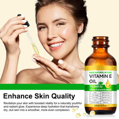 Vitamin E oil 2-pack hair care use for scalp nourishment