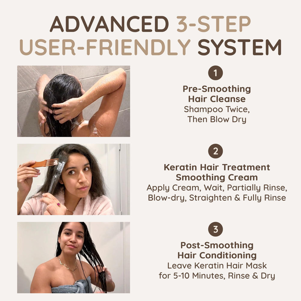 VITAMINS Hair Cosmetics before-after shows dramatic transformation and revived texture