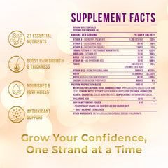 Vitamo postpartum bottle label close-up highlights B-Complex and hyaluronic acid benefits.