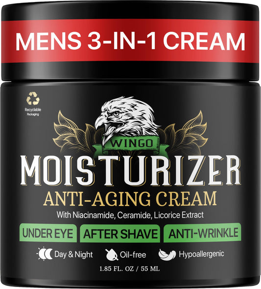 Viva Lab men's moisturizer bottle front for daily hydration and shine control.