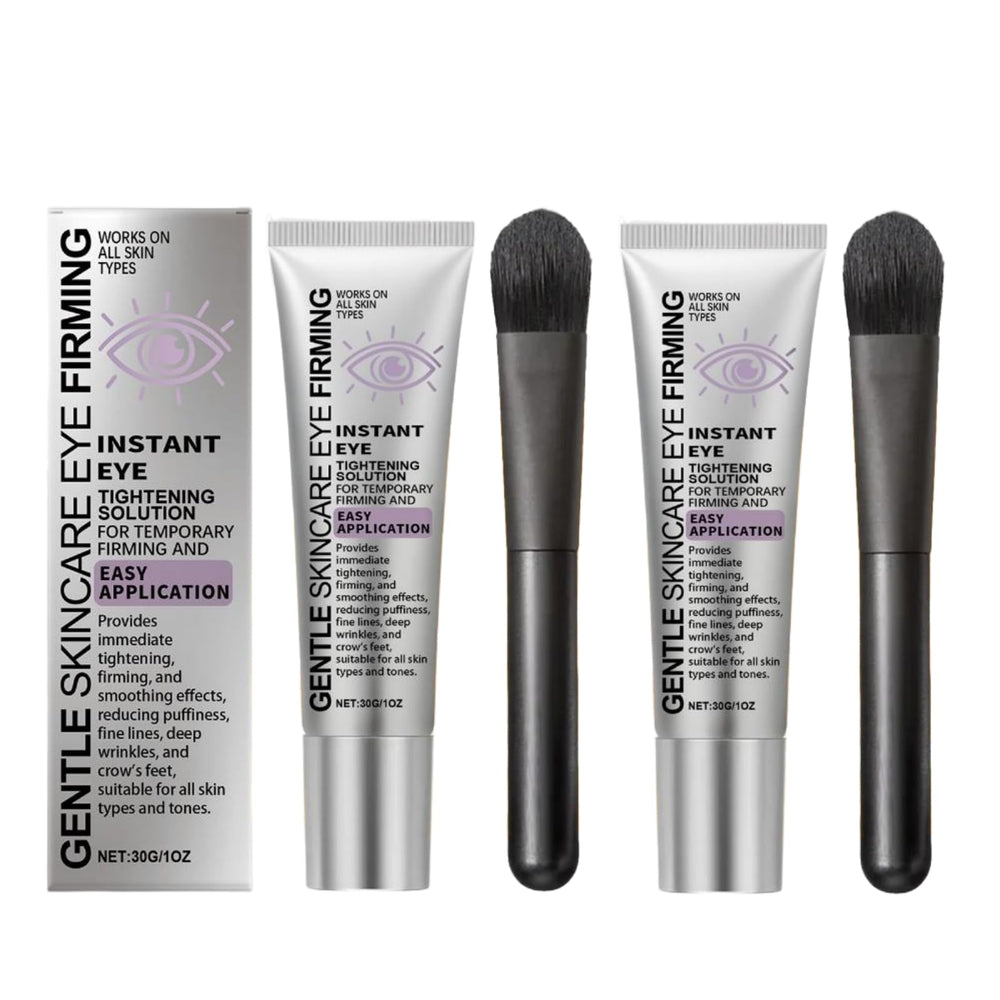 VivaBloom Perfection Eye Tightener brush closeup showing a gentle, instant firming effect.