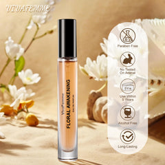 VivaFemme bottle closeup with visible floral notes and freshness