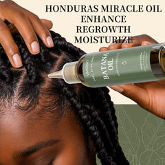 Vivccon Batana Oil on hands demonstrating skin moisturizing benefits