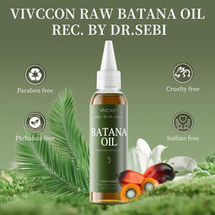 Vivccon Batana Oil on dry hair shows improved manageability