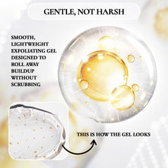 Dead Sea salt texture in Vivo Per Lei peeling gel for premium exfoliation.